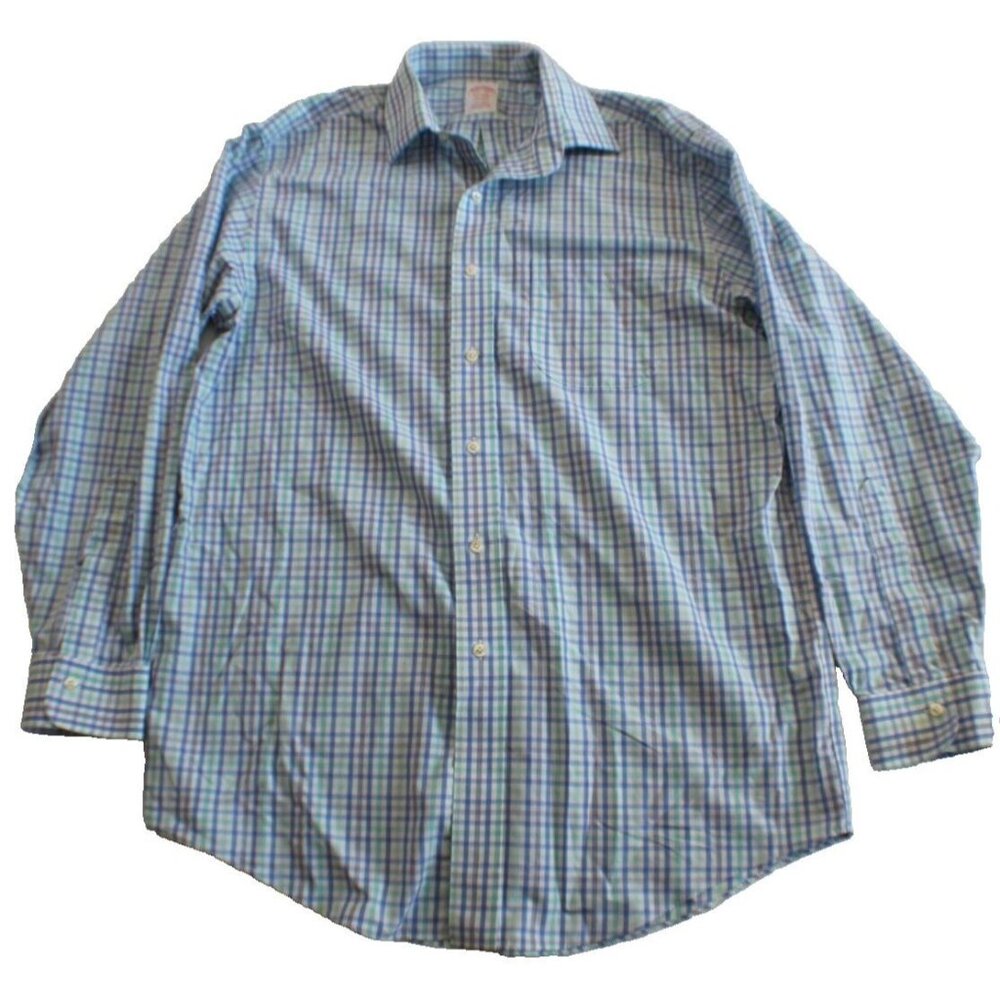 Brooks Brothers Madison Men's Button Up‎ Shirt Size 15.5 - 33
